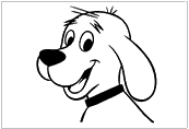 coloriage clifford portrait